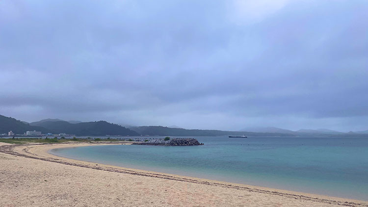 21世紀の森ビーチ付近