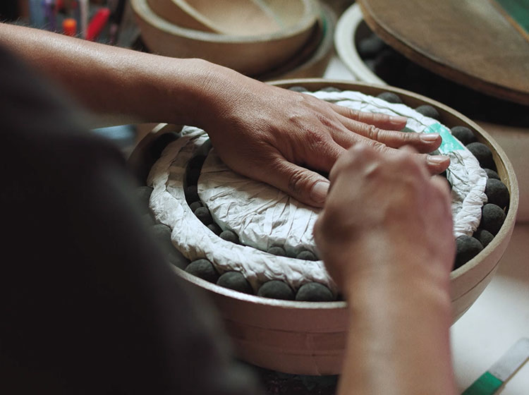 花火打ちあげの準備